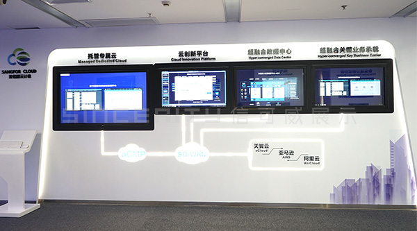 深信服展廳云計算現場 深信服展廳云計算現場