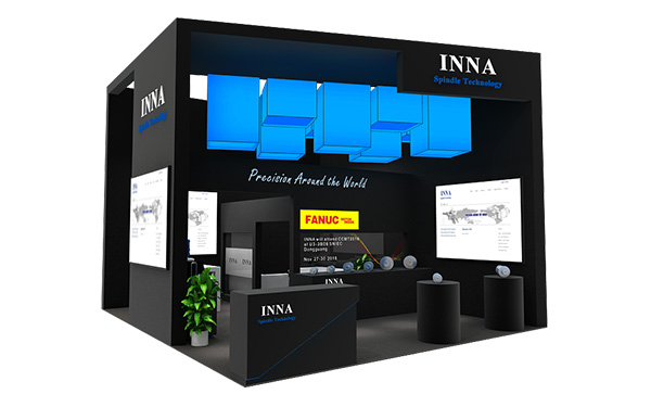 英納展位設計效果圖 英納展位設計效果圖