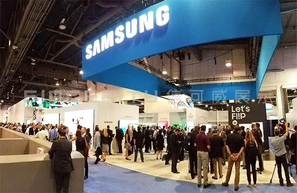 信可威國外展臺(tái)設(shè)計(jì)現(xiàn)場圖