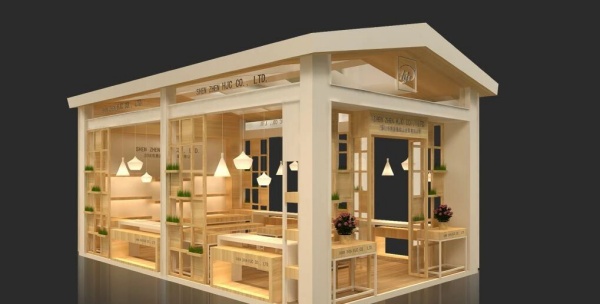 展廳設(shè)計(jì)以自然為韻，打造溫馨質(zhì)感空間